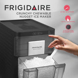 FRIGIDAIRE™ 44LBS CRUNCHY CHEWABLE NUGGET ICE MAKER – MATT FINISH | EFIC165-BLACK