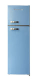 Arctic Chef, 10 Cu. Ft. Top Mount Retro Refrigerator, Blue