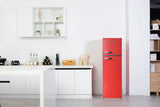 Arctic Chef, 10 Cu. Ft. Top Mount Retro Refrigerator, Red