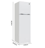 Arctic Chef, 10 Cu. Ft. Top Mount Refrigerator, White