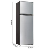 Arctic Chef, 10 Cu. Ft. Top Mount Refrigerator, Platinum