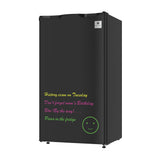 Arctic Chef, 3.2 Cu. Ft. Eraser Board Compact Refrigerator, Black