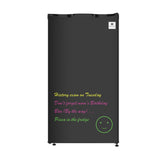Arctic Chef, 3.2 Cu. Ft. Eraser Board Compact Refrigerator, Black