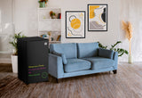 Arctic Chef, 3.2 Cu. Ft. Eraser Board Compact Refrigerator, Black