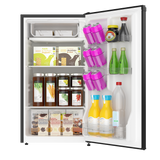 Arctic Chef, 3.2 Cu. Ft. Eraser Board Compact Refrigerator, Black