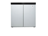 Artic Chef, 5.5 Cu. Ft. Side By Side 2 Door Refrigerator/Freezer, Stainless Steel
