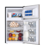 Arctic Chef, 3.2 Cu. Ft. Compact Refrigerator, 2 Door, Stainless Steel