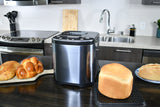 Culinary Chef, Bread Maker, 15 Program, Black Stainless Steel