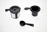 Culinary Chef, 2 In 1 Coffee Maker K Cup/Ground Coffee Compatible, Black