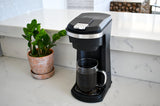 Culinary Chef, 2 In 1 Coffee Maker K Cup/Ground Coffee Compatible, Black
