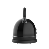 Culinary Chef, Cordless Retro Kettle With Thermometer, Black