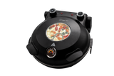Culinary Chef, High Temperature Indoor Pizza Maker- Built In Thermostat& Pizza Stone, Black