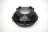 Culinary Chef, High Temperature Indoor Pizza Maker- Built In Thermostat& Pizza Stone, Black