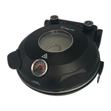 Culinary Chef, High Temperature Indoor Pizza Maker- Built In Thermostat& Pizza Stone, Black