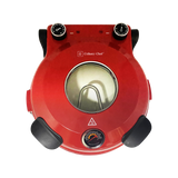 Culinary Chef, High Temperature Indoor Pizza Maker- Built In Thermostat& Pizza Stone, Red