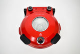 Culinary Chef, High Temperature Indoor Pizza Maker- Built In Thermostat& Pizza Stone, Red