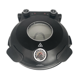 Culinary Chef, High Temperature Indoor Pizza Maker- Built In Thermostat& Pizza Stone, Black