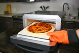 Culinary Chef, High Temperature Indoor Pizza Oven Touch Digital Screen, Stainless Steel