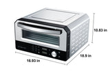 Culinary Chef, High Temperature Indoor Pizza Oven Touch Digital Screen, Stainless Steel