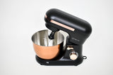 Culinary Chef,4.5L Stand Mixer, Black with Rose Gold Bowl And Trim