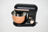 Culinary Chef,4.5L Stand Mixer, Black with Rose Gold Bowl And Trim