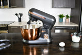 Culinary Chef,4.5L Stand Mixer, Black with Rose Gold Bowl And Trim