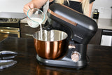 Culinary Chef,4.5L Stand Mixer, Black with Rose Gold Bowl And Trim