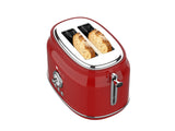 Culinary Chef, 2 Slice Retro Toaster, Red