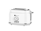 Culinary Chef, 2 Slice Retro Toaster, White