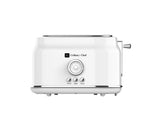 Culinary Chef, 2 Slice Retro Toaster, White