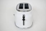 Culinary Chef, 2 Slice Retro Toaster, White