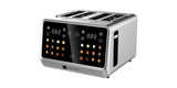 Culinary Chef, Touchscreen 4 Slice Toaster, Stainless Steel