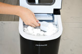 Frigidaire, 26 Lbs. Countertop Ice Maker, Bullet Shaped Ice, Black