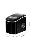 Frigidaire, 26 Lbs. Countertop Ice Maker, Bullet Shaped Ice, Black