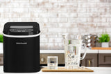 Frigidaire, 26 Lbs. Countertop Ice Maker, Bullet Shaped Ice, Black
