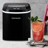 Frigidaire, 26 Lbs. Countertop Ice Maker, Bullet Shaped Ice, Black