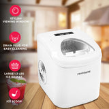 Frigidaire, 26 Lbs. Countertop Ice Maker, Bullet Shaped Ice, White