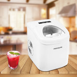 Frigidaire, 26 Lbs. Countertop Ice Maker, Bullet Shaped Ice, White