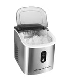 Frigidaire, 26 Lbs. Retro Countertop Ice Maker, With Self Cleaning Function, Bullet Shaped Ice, Stainless Steel