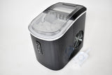 Frigidaire, 26 Lbs. Retro Countertop Ice Maker, With Self Cleaning Function, Bullet Shaped Ice, Black Stainless Steel