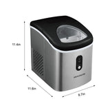 Frigidaire, 26 Lbs. Countertop Ice Maker, Bullet Shaped Ice, Stainless Steel