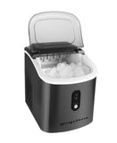 Frigidaire, 26 Lbs. Retro Countertop Ice Maker, With Self Cleaning Function, Bullet Shaped Ice, Black Stainless Steel