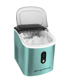 Frigidaire, 26 Lbs. Retro Countertop Ice Maker, With Self Cleaning Function, Bullet Shaped Ice, Blue Stainless Steel