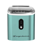 Frigidaire, 26 Lbs. Retro Countertop Ice Maker, With Self Cleaning Function, Bullet Shaped Ice, Blue Stainless Steel