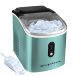 Frigidaire, 26 Lbs. Retro Countertop Ice Maker, With Self Cleaning Function, Bullet Shaped Ice, Blue Stainless Steel
