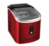 Frigidaire, 26 Lbs. Retro Countertop Ice Maker, With Self Cleaning Function, Bullet Shaped Ice, Red Stainless Steel