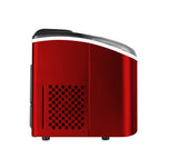 Frigidaire, 26 Lbs. Retro Countertop Ice Maker, With Self Cleaning Function, Bullet Shaped Ice, Red Stainless Steel