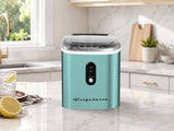 Frigidaire, 26 Lbs. Retro Countertop Ice Maker, With Self Cleaning Function, Bullet Shaped Ice, Blue Stainless Steel