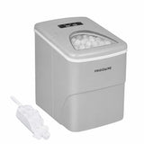 Frigidaire, 26 Lbs. Countertop Ice Maker, Bullet Shaped Ice, Silver