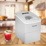Frigidaire, 26 Lbs. Countertop Ice Maker, Bullet Shaped Ice, Silver